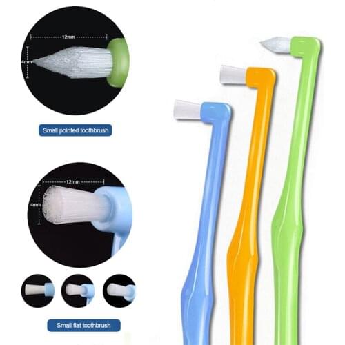 Teeth Dental Floss Adults Interdental Brushes Toothpick Stick Dental Teeth Brush White Brush Head Oral Care Tools
