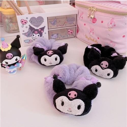 1pc lovely girl hairband black hair rope elastic for girls gifts Ponytail Holder Headdress