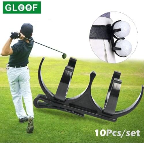 10Pcs Rotatable Foldable Golf Ball Holder Picker Golf Ball Claw Grabber Plastic Grip Retriever Golfer Club Training Aids