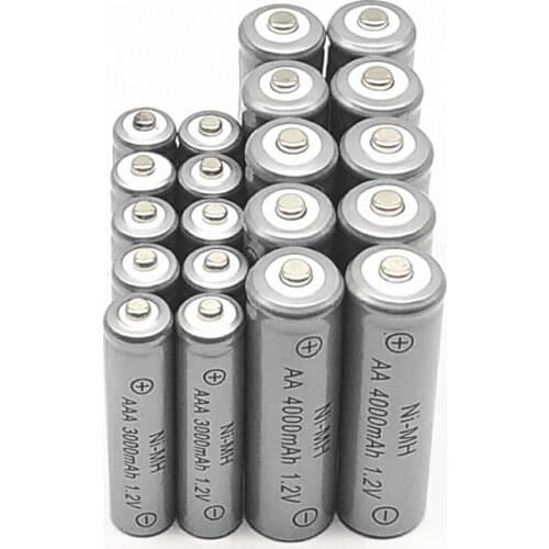 50PcsAA 4000MAH + 50PcsAAA 3000MAH Ni-MH Rechargeable Batteries