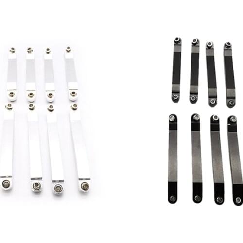 8Pcs Metal Ball Tie Connecting Rod Decorative Parts for MN D90 D91 D96 MN99 MN99S RC Crawler Upgrade Acces