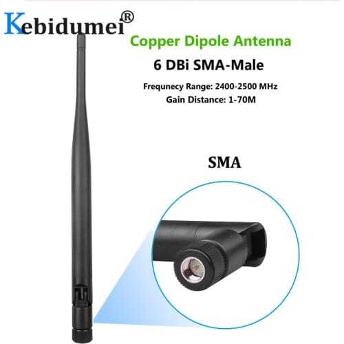 WiFi Antenna 2.4GHz 5dBi 802.11b/g Aerial SMA Male for Mini PCI U.FL IPX to SMA Male Pigtail Cable Wireless Router