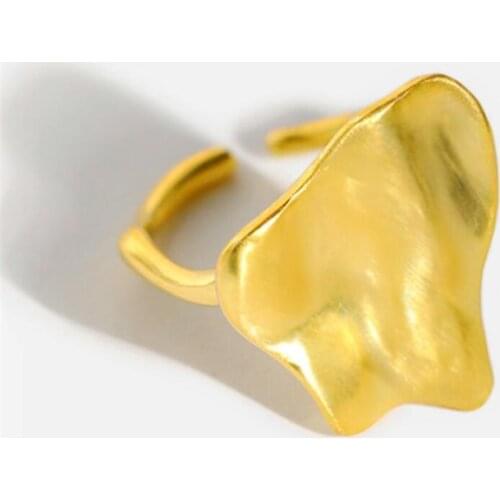 Sole Memory Smooth Shiny Mini Butterfly 925 Sterling Silver Female Resizable Opening Rings SRI881