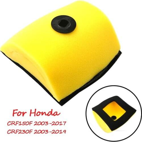 Motorcycle High Flow Air Intake Filter Sponge Air Filter Foam Cleaner For Honda CRF150F CRF150 F 03-17 CRF230F CRF230 F 03-19