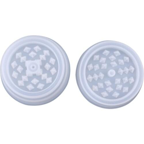 N0HE Tobacco Grinder Leaf Herbal Herb Smoke Spice Crusher Silicone Mould DIY Crafts Making Tools Crystal Epoxy Resin Mold