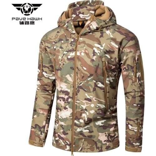 Men Shark Skin Soft shell V6 Tactical Jacket winter outdoor Military Waterproof Fleece warm hooded coat New camo Army outerwear