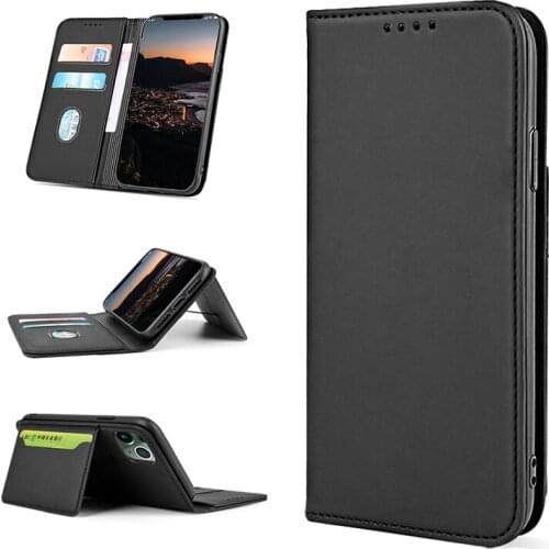 Soft Leather Case For iPhone SE 2020 6 6S 8 7 Plus Flip Cover Holder For iPhone XS Max 10 X XR 12 11 Pro Max Wallet Phone Case