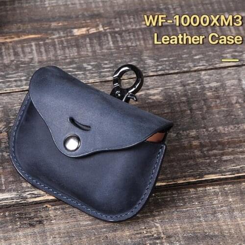 Headphone Case For WF-1000XM3 Leather Storage Bag Full Body Protection Functionality Stylish Humanized Design