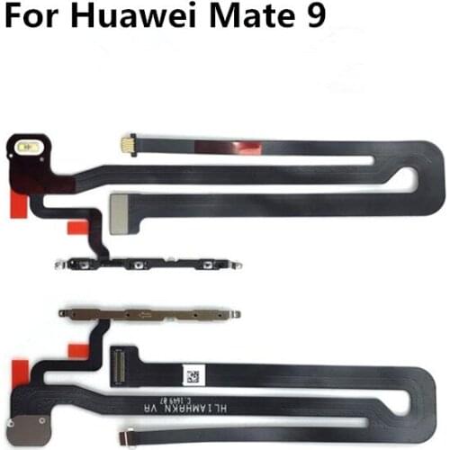 New Power ON OFF Key Volume Up Down Button Flex Cable Ribbon Replacements Phone Parts for Huawei Ascend Mate 9 mate 9