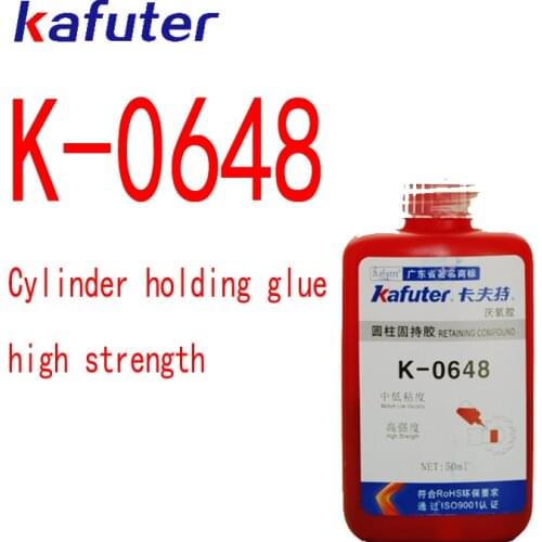 New 50ml Kafuter K-0648 Anaerobic, high-strength, high-temperature and fast-type cylindrical bearing parts locking glue