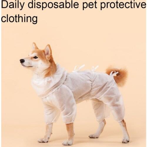 Pet Clothes For Small Medium Large Dog Dust-proof outdoor Protective Overalls Safety Clothing Jacket Pet Costume