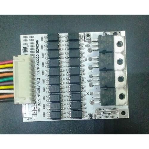 10s 36v Battery Protection BMS PCB Board for 10 Packs 36V Li-ion Cell max 40A with Balance Modified electric car