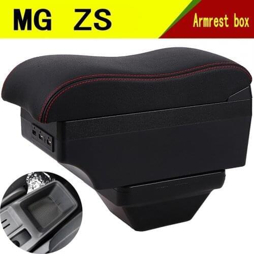 For MG ZS armrest box central Store content Storage box with cup holder ashtray accessories 2008-2012