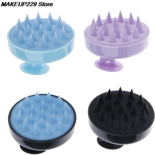 1pc Hair Washing Comb Silicone Head Massage Brush Body Shampoo Scalp Massage Brush Comb Hair Washing Comb Shower Bath Brush
