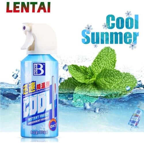 LENTAI For Honda civic 2006-2011 2017 Nissan qashqai j11 juke tiida Ssangyong 1Set Car Interior Dry Ice Air Cooling Spray Agent