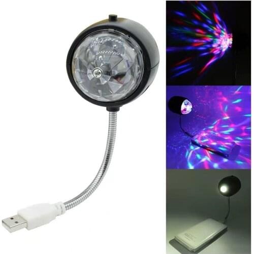 Bombilla LED USB Disco Lights Portable Home Party Lampara Stage Fiesta Ball DJ Decoração Para Quarto Gifts RGB Night Lamp