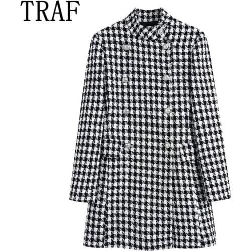 TRAF Women's Tweed Coats China