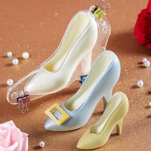 Fondant Shoe Chocolate Mold High Heel 3D Cute Candy Sugar Paste Mold For Cake Decorating DIY Home Baking Suger Craft Tools E847