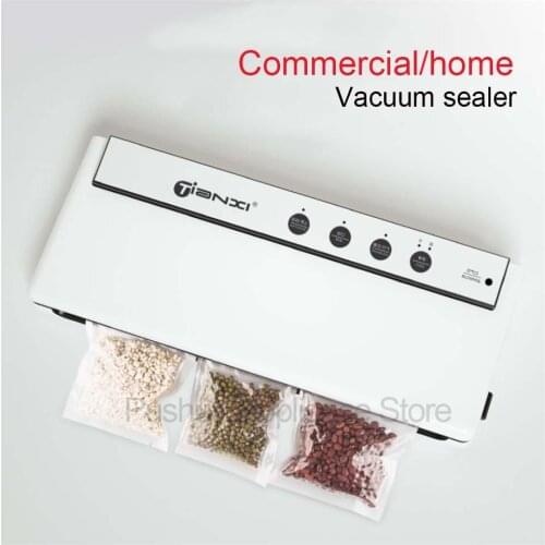 Commercial and Household Food Vacuum Sealer Packaging Machine Dry wet Film Sealer 220V Vaccum Packer use for food saver storage