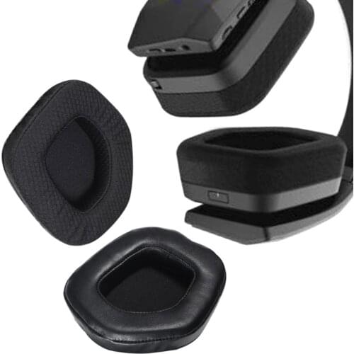 1 Pair of Replacement Ear Pads Cushion Cover Parts Earpads Pillow for alienwa AW988 Wireless Headset