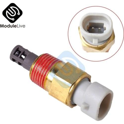 2 Pins Brass and Plastic 5V DC Intake Air Temperature Sensors Probe for New GM IAT / MAT / ACT Cars 2Pin