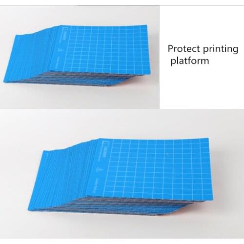 2pcs* 310X310MM print sticker build plate tape for Creality CR-10 blue print bed tape Heating Bed Sticker