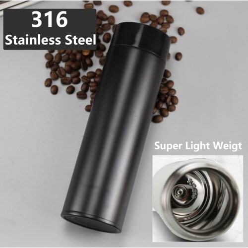500ml Light Weight 316 Stainless Steel Thermos Mug Water Bottle For Girls Outdoor Travel Tea Coffee Vacuum Flask Thermal Tumbler