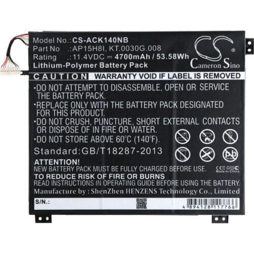 Cameron Sino 4700mAh battery for ACER AO1-431-C139 AO1-431-C4XG AO1-431-C7F9 AO1-431-C8G8 Aspire One Cloudbook 14 AP15H8I