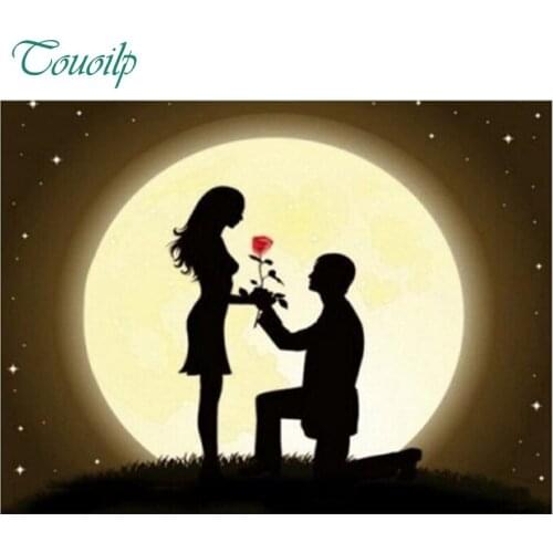 Diamond Embroidery Moon 5D DIY Diamond Painting Cross Stitch Love Full Square/Round Drill Birthday Party Decorations Kids