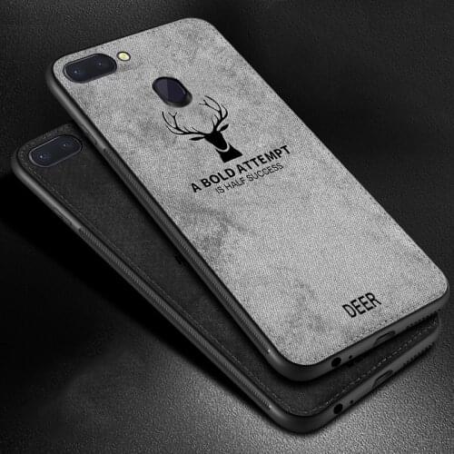 Matte Deer Phone Case For Oppo A5 A9 A52 A72 A92 A92S AX7 A5S Reno 2 2Z 3 4 Pro Cover Cases Realme C3 C11 X50 6 3 5 X2 Pro XT