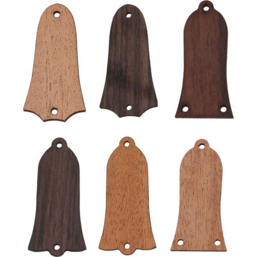 Electric Guitar Truss Rod Cover 2/3 Holes DIY Part Rosewood/Mahogany Bell Shape Accessories