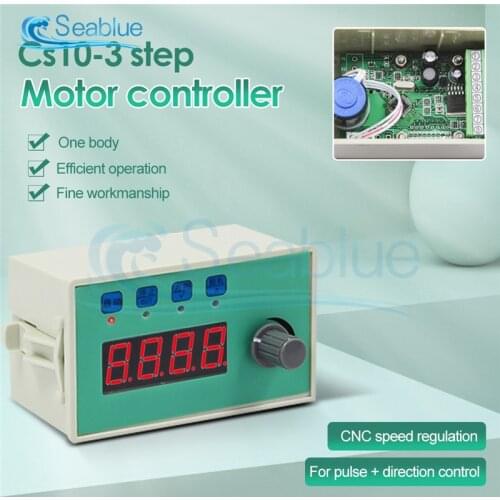 Pulse Generator CS10-3 Step Servo Controller Stepless Speed Regulation Reversal Fixed Length Continuous Round Trip