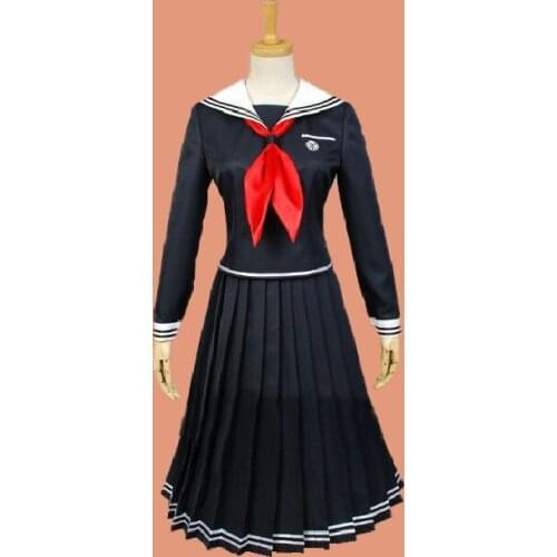 Danganronpa Touko Fukawa Cosplay Costume Dresses Girls School Uniform Women Sailor Suits