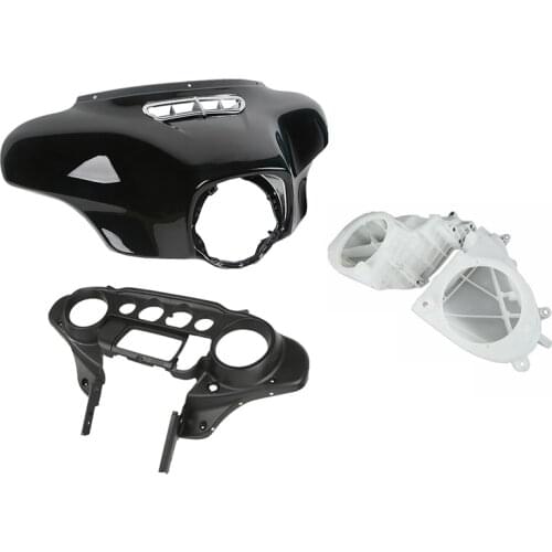 Motorcycle Batwing Inner Outer Fairing Speakers Cover For Harley Touring Road King Electra Glide Street Glide 2014-2020