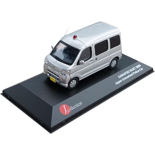 1/43 Daihatsu hijet 2009 Japanese police car alloy casting car model collection display gift