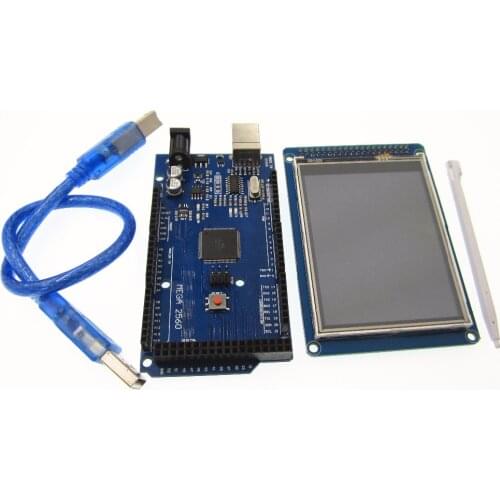 3.2 inch TFT LCD screen module Ultra HD 320X240 + MEGA 2560 R3 Board with usb cable