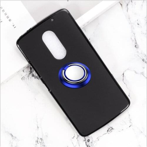 TPU Soft Case For Lenovo A5 P70 P2 A606 Vibe X3 C A2020 A859 A8 A806 P780 Z6 Back Ring Metal Car Magnetic Holder Cover