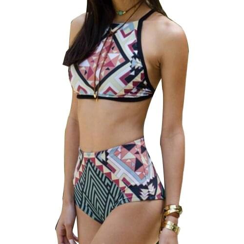 NEW Ethnic Women Bikini Set Swimwear Summer Beach Padded Bra Two-piece Swimsuit