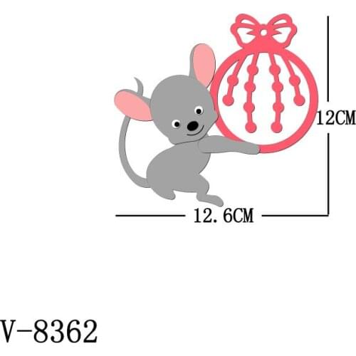 New mouse Wooden Dies Cutting Dies Scrapbooking /Multiple Sizes /V-8362