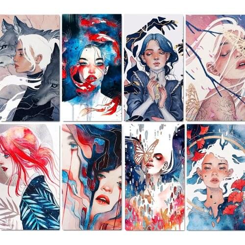 Full Square/Round Diamond Embroidery Paintings Cartoon Girl Art Wall Cross Stitch Kit Home Decoration Holiday Gift New Arrivals