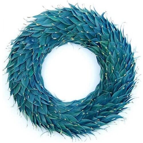Christmas feather Wreath Christmas decorations Christmas party decorations