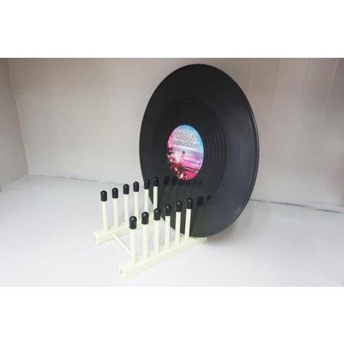 LP Record Rack--Vinyl Album Record Drying Dryer Rack Fit 12" and 7" Record Album