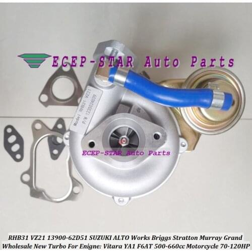 RHB31 VZ21 13900-62D51 Turbo For SUZUKI Jimny ALTO Works Briggs Stratton 500-660cc MOTORCYCLE QUAD RHINO Dune Buggy 70HP-120HP