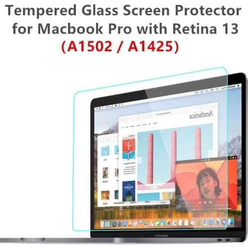 High Clear Tempered Glass Screen Protector for Macbook Pro Retina 13 13.3 inch A1502 A1425 Glass Film Guard Protection
