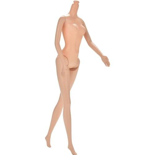 1 PCS 5 Joints Nude Slush Female Ferritic without Head for Naked Doll 10.43"