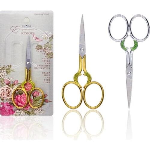 1Pcs Embroidery scissor classic handicraft Fabric Antique stitch Craft DIY Sewing Cutting Tool Vintage Retro Tailor scissors