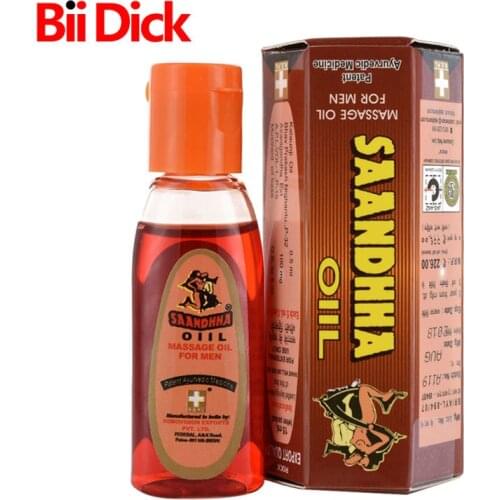 1Pc Saandhha Oil Indian God Lotion Men Enlarge Cock Cream Erection Spray Big Dick Enlargement Massage Gel Increase Growth 15ML