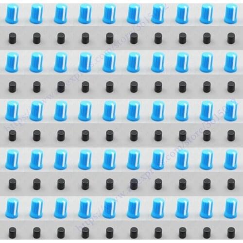 1000pcs/lot blue OEM Rotary Control Knob For Pioneer XDJ-RX R1 RZ AERO DJM-T1 S9 DIY DJ