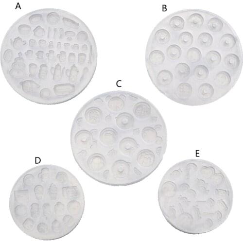 13MC Candy Chocolate Food Dessert Crystal Epoxy Resin Mold Cake Lollipop Silicone Mould DIY Crafts Jewelry Casting Tool