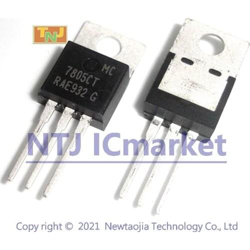 20 PCS MC7805CT TO-220 MC7805 LM7805 7805CT Regulator Transistor